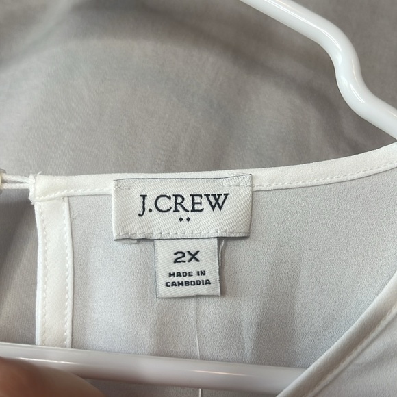 J. Crew Factory Pleated-Sleeve Top - Picture 3 of 7